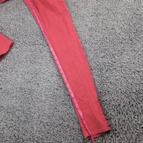 Joes Jeans Women 29 Pink Rocker Stretch Mid Rise Skinny Fit Denim Distressed - Picture 7 of 9